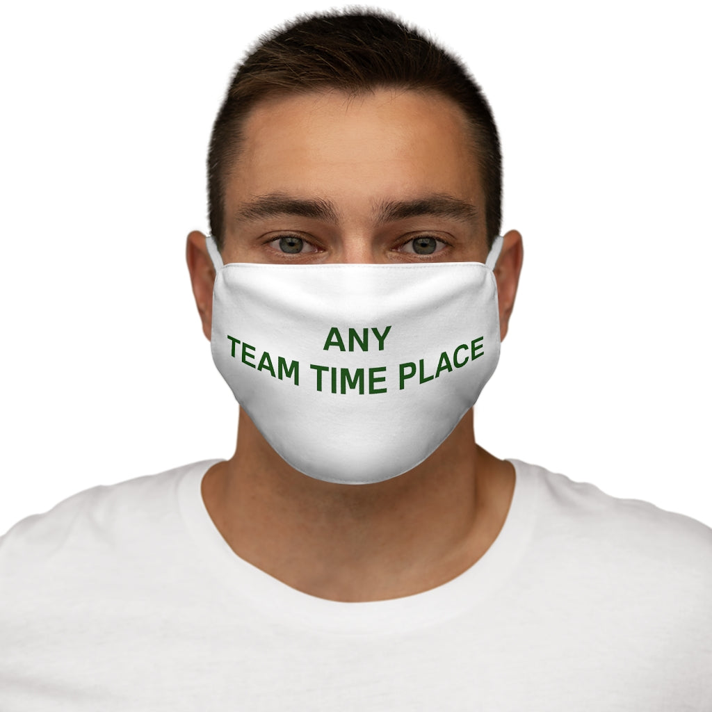 Any Team Time Place Mask